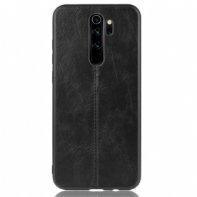 Hoesje voor Xiaomi Redmi Note 8 Pro Naad Leereffect