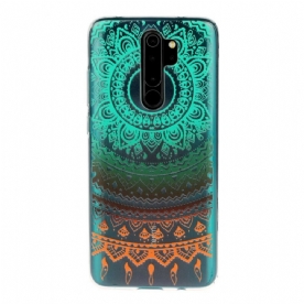 Hoesje voor Xiaomi Redmi Note 8 Pro Transparante Gekleurde Mandala