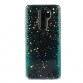 Hoesje voor Xiaomi Redmi Note 8 Pro Transparante Grijze Mandala