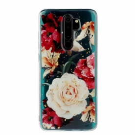 Hoesje voor Xiaomi Redmi Note 8 Pro Transparante Schitterende Boeketten