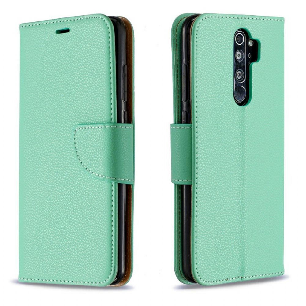 Leren Hoesje voor Xiaomi Redmi Note 8 Pro Folio-hoesje Litchi Flap Schuin