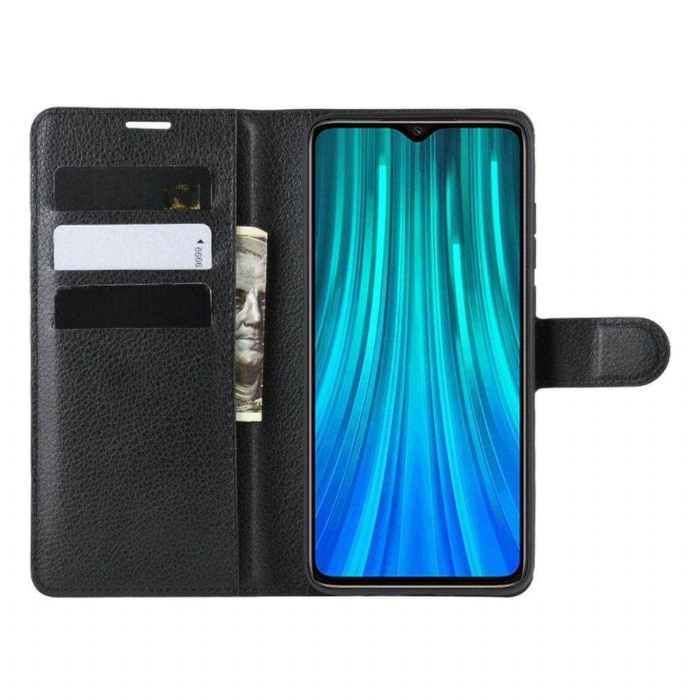 Leren Hoesje voor Xiaomi Redmi Note 8 Pro Klassiek