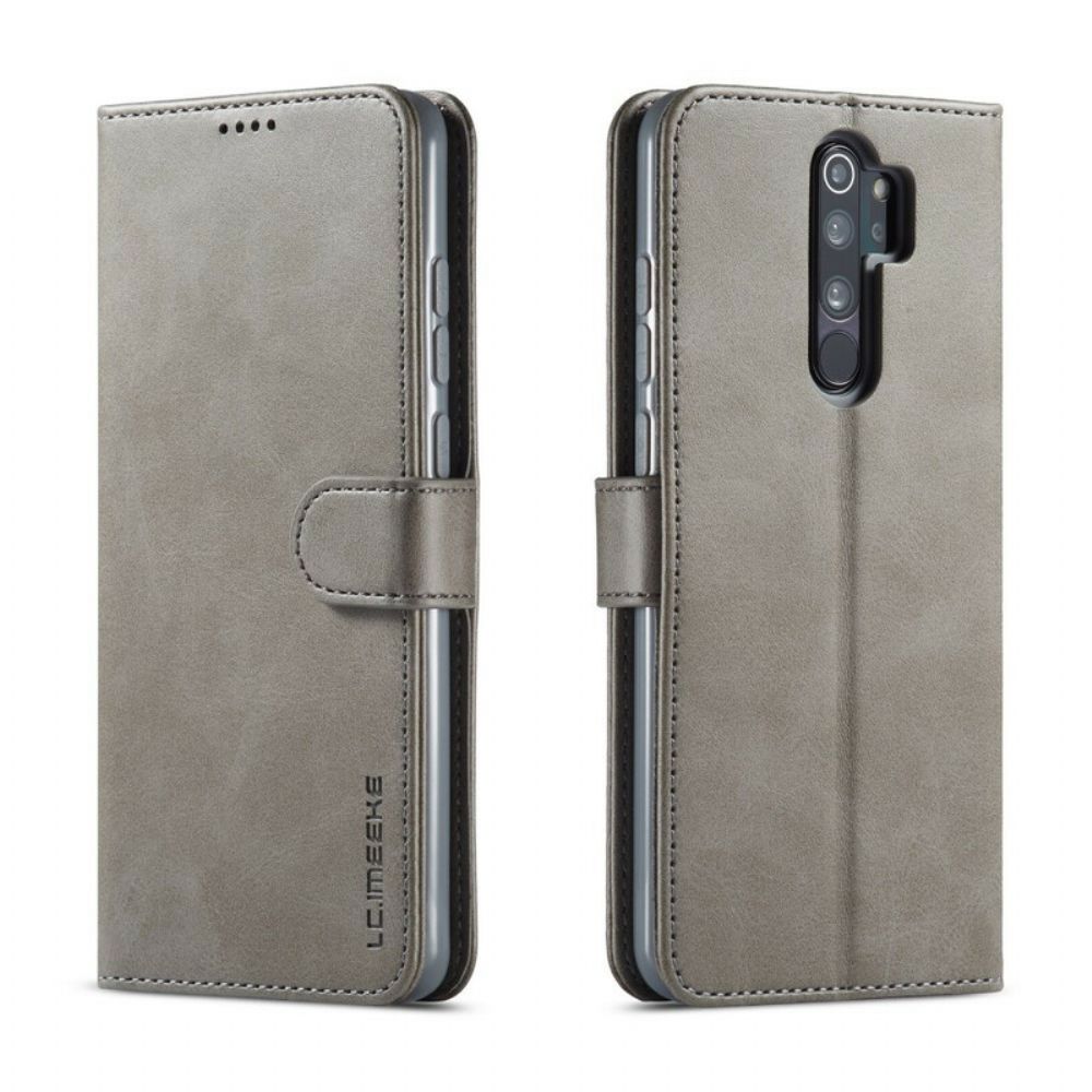 Leren Hoesje voor Xiaomi Redmi Note 8 Pro Lc.imeeke Ledereffect