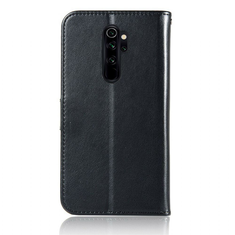 Leren Hoesje voor Xiaomi Redmi Note 8 Pro Lederen Effect Dromenvanger Uil