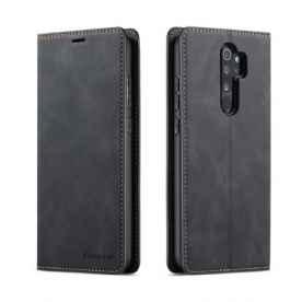 Leren Hoesje voor Xiaomi Redmi Note 8 Pro Lederen Effect Forwenw