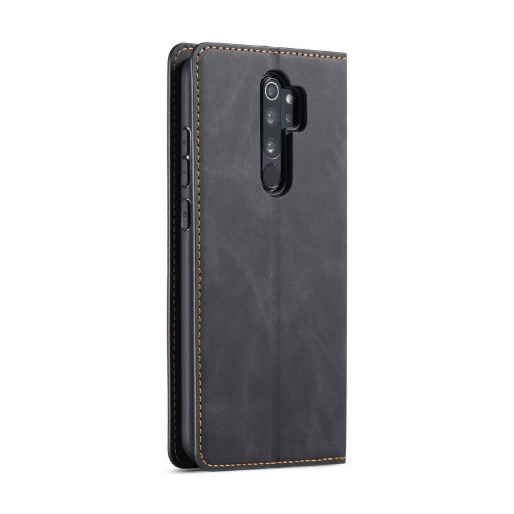 Leren Hoesje voor Xiaomi Redmi Note 8 Pro Lederen Effect Forwenw