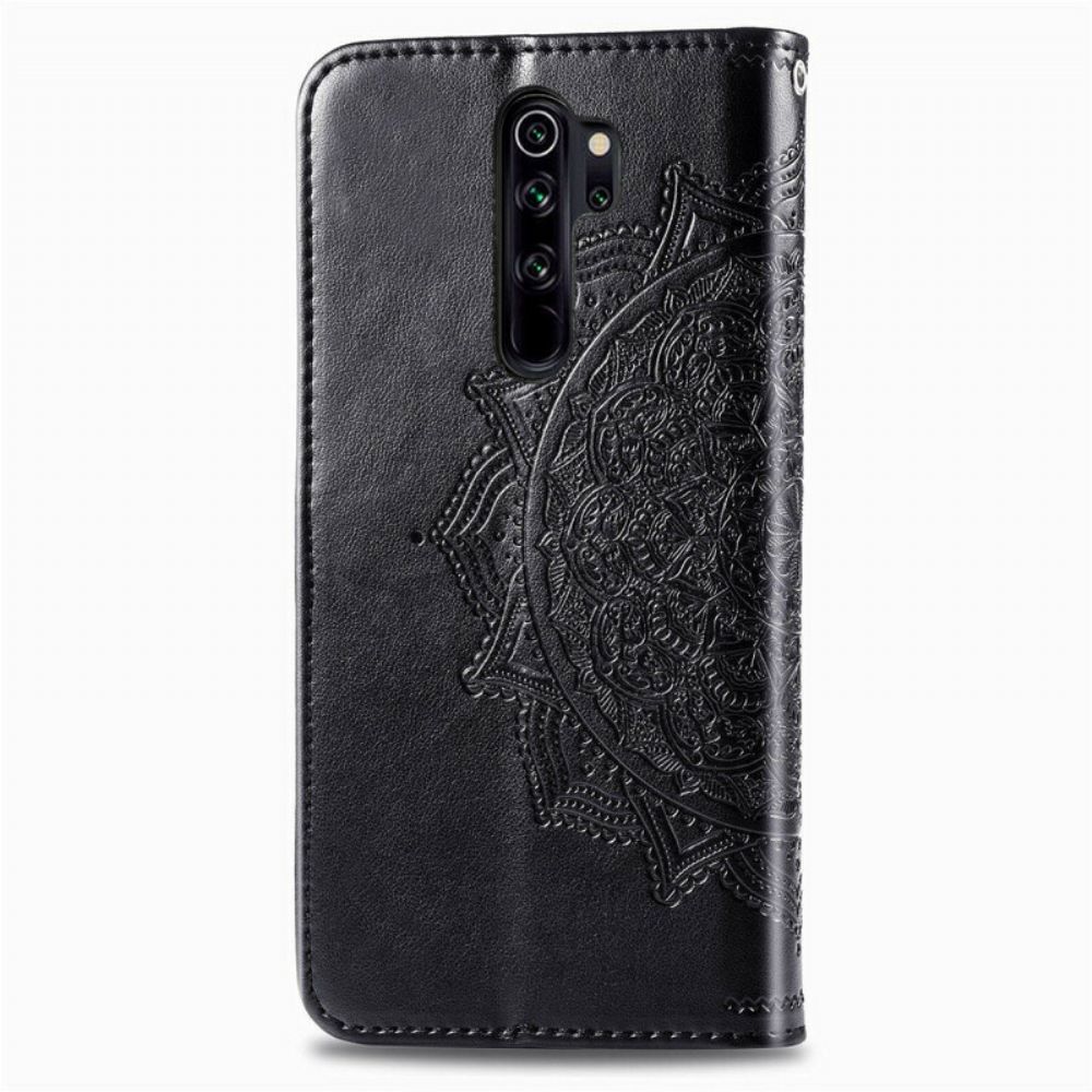 Leren Hoesje voor Xiaomi Redmi Note 8 Pro Mandala Van Middelbare Leeftijd