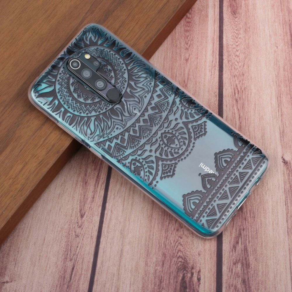 Telefoonhoesje voor Xiaomi Redmi Note 8 Pro Bloemenmandala