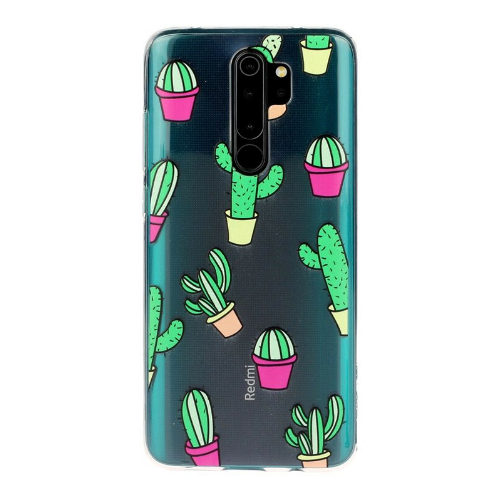 Telefoonhoesje voor Xiaomi Redmi Note 8 Pro Meerdere Cactussen