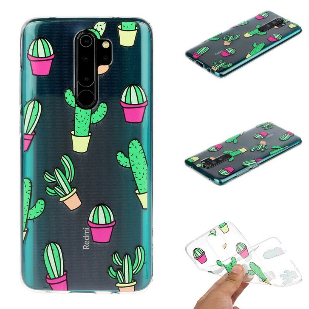 Telefoonhoesje voor Xiaomi Redmi Note 8 Pro Meerdere Cactussen