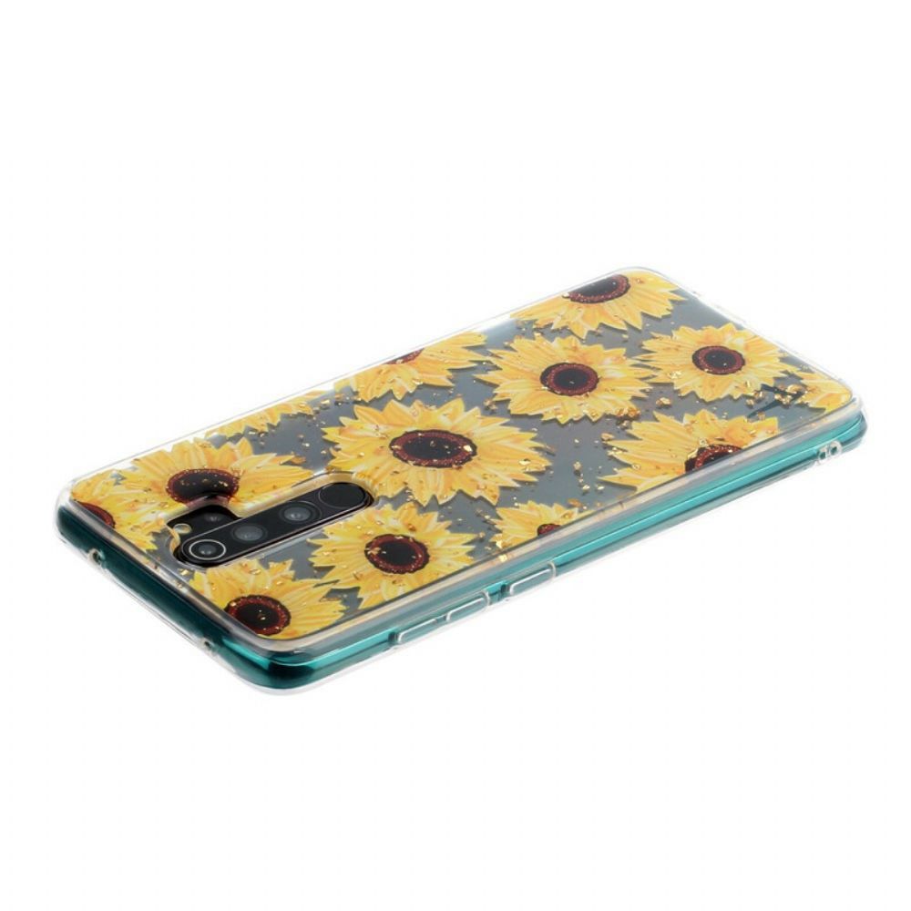 Telefoonhoesje voor Xiaomi Redmi Note 8 Pro Meerdere Zonnebloemen