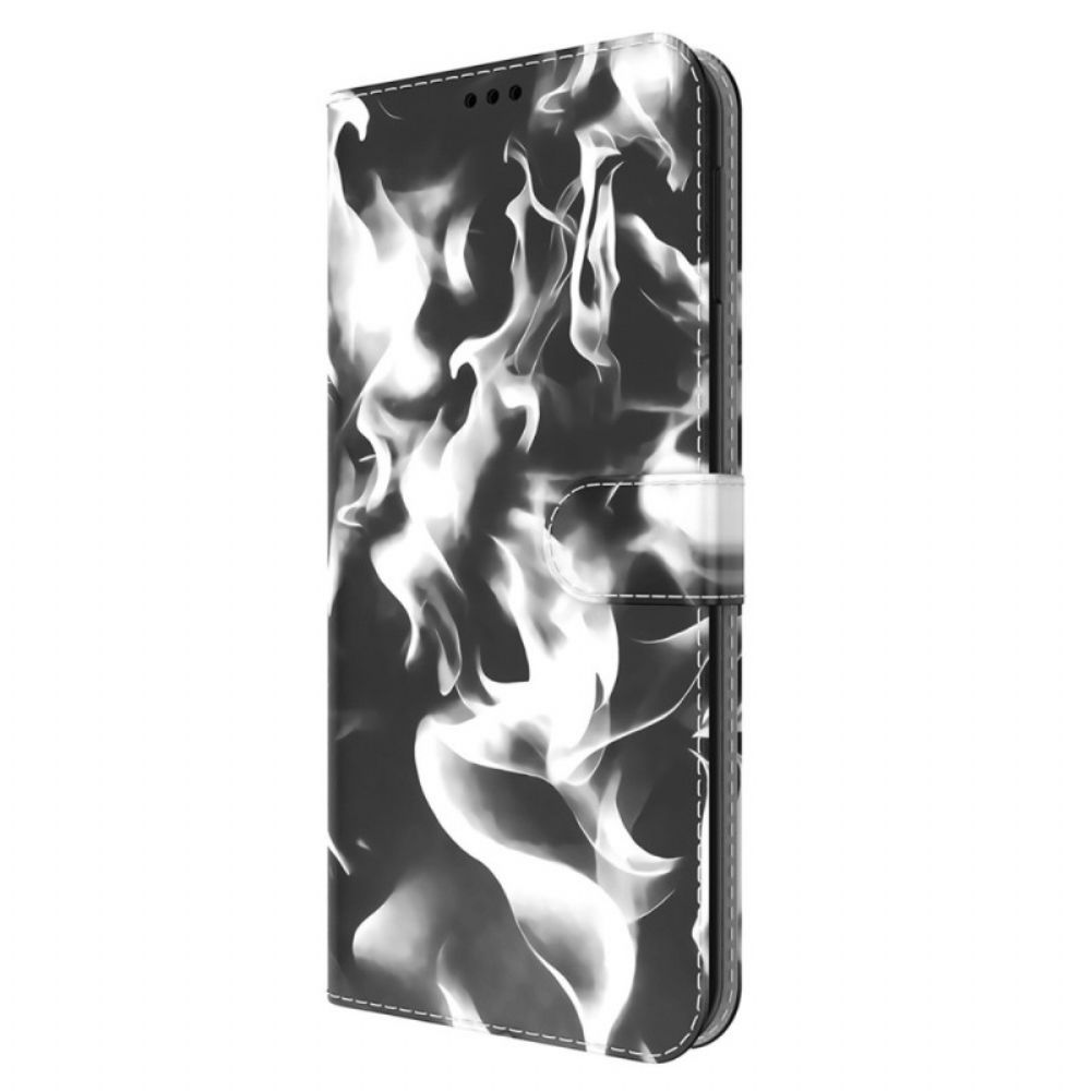 Leren Hoesje voor Moto G200 5G Abstract Patroon