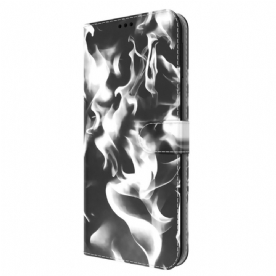 Leren Hoesje voor Moto G200 5G Abstract Patroon