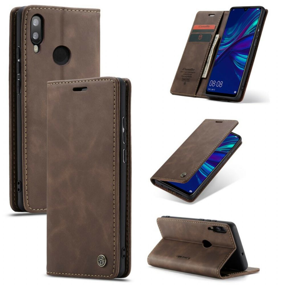 Bescherming Hoesje voor Huawei P Smart 2019 / Honor 10 Lite Folio-hoesje Caseme Kunstleer