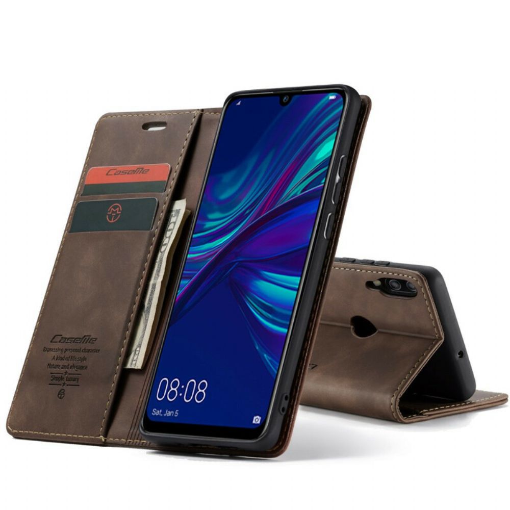 Bescherming Hoesje voor Huawei P Smart 2019 / Honor 10 Lite Folio-hoesje Caseme Kunstleer