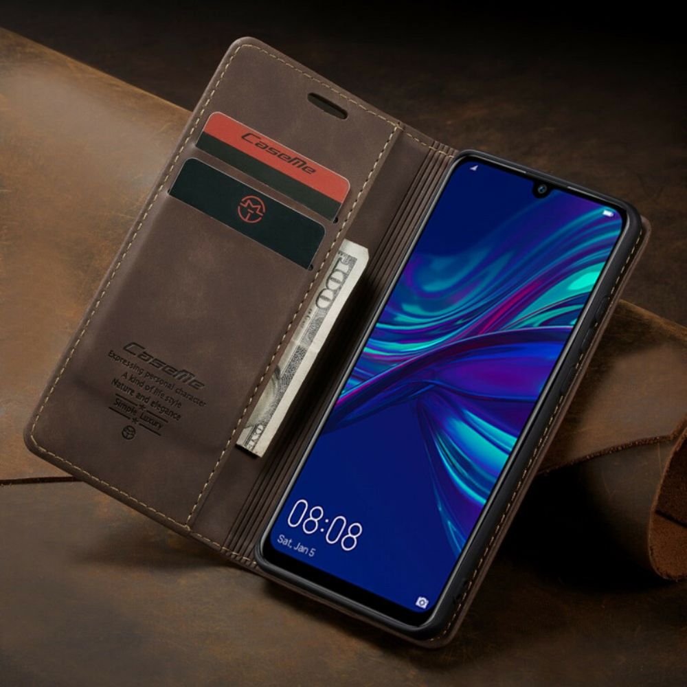 Bescherming Hoesje voor Huawei P Smart 2019 / Honor 10 Lite Folio-hoesje Caseme Kunstleer