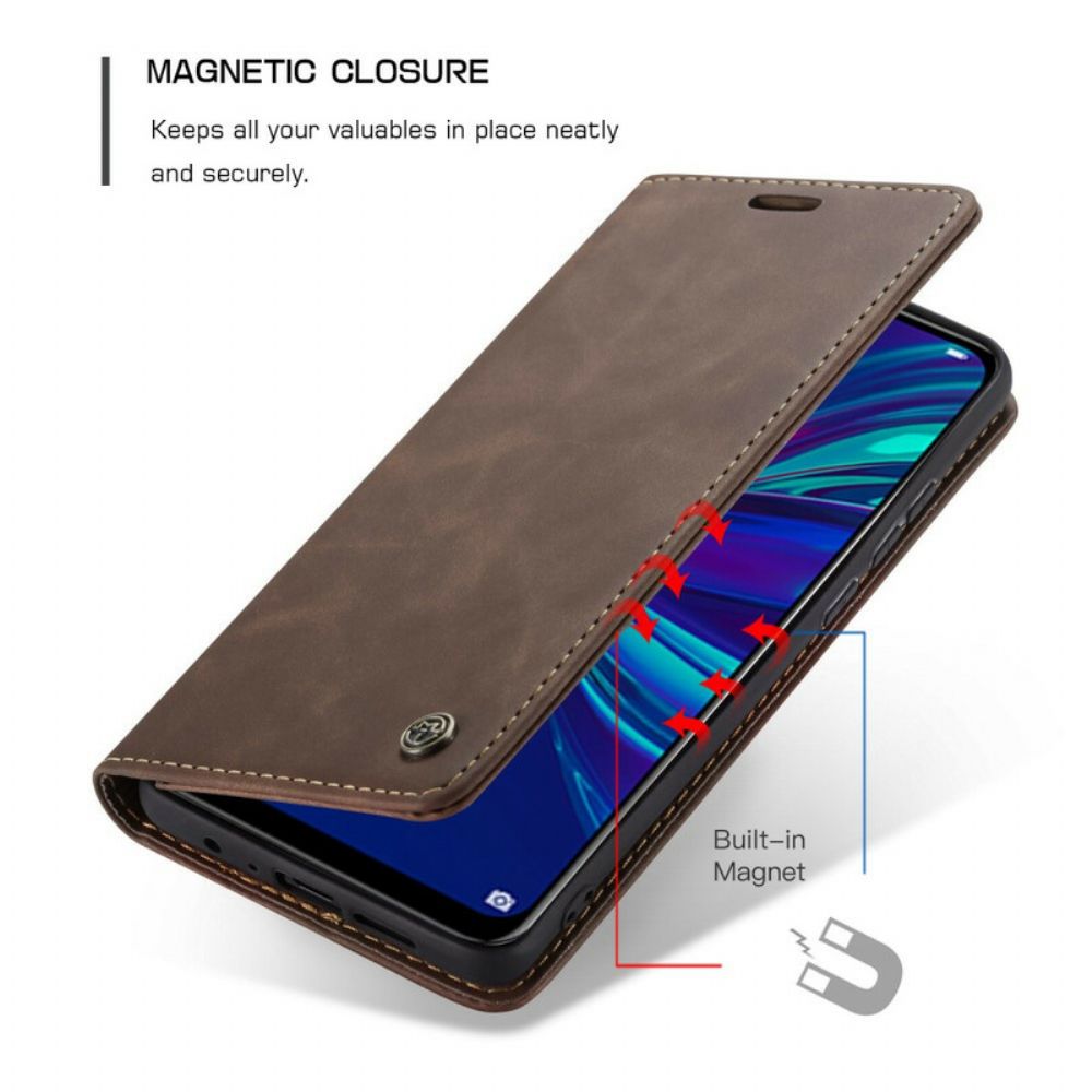 Bescherming Hoesje voor Huawei P Smart 2019 / Honor 10 Lite Folio-hoesje Caseme Kunstleer