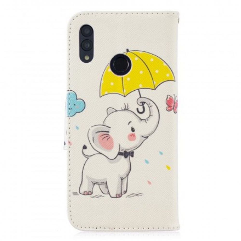 Flip Case voor Huawei P Smart 2019 / Honor 10 Lite Babyolifant