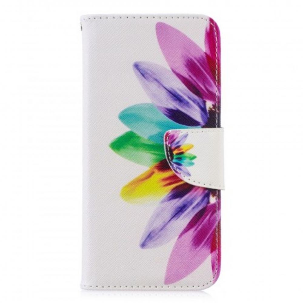 Folio-hoesje voor Huawei P Smart 2019 / Honor 10 Lite Aquarel Bloem