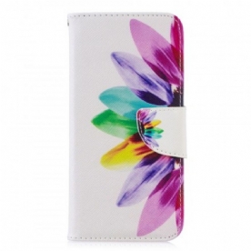 Folio-hoesje voor Huawei P Smart 2019 / Honor 10 Lite Aquarel Bloem