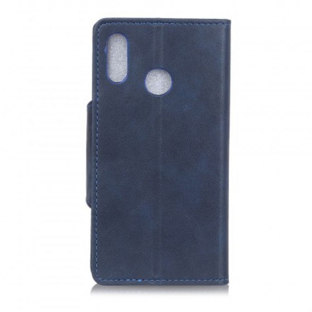 Folio-hoesje voor Huawei P Smart 2019 / Honor 10 Lite Kunstleer Vintage Knoop