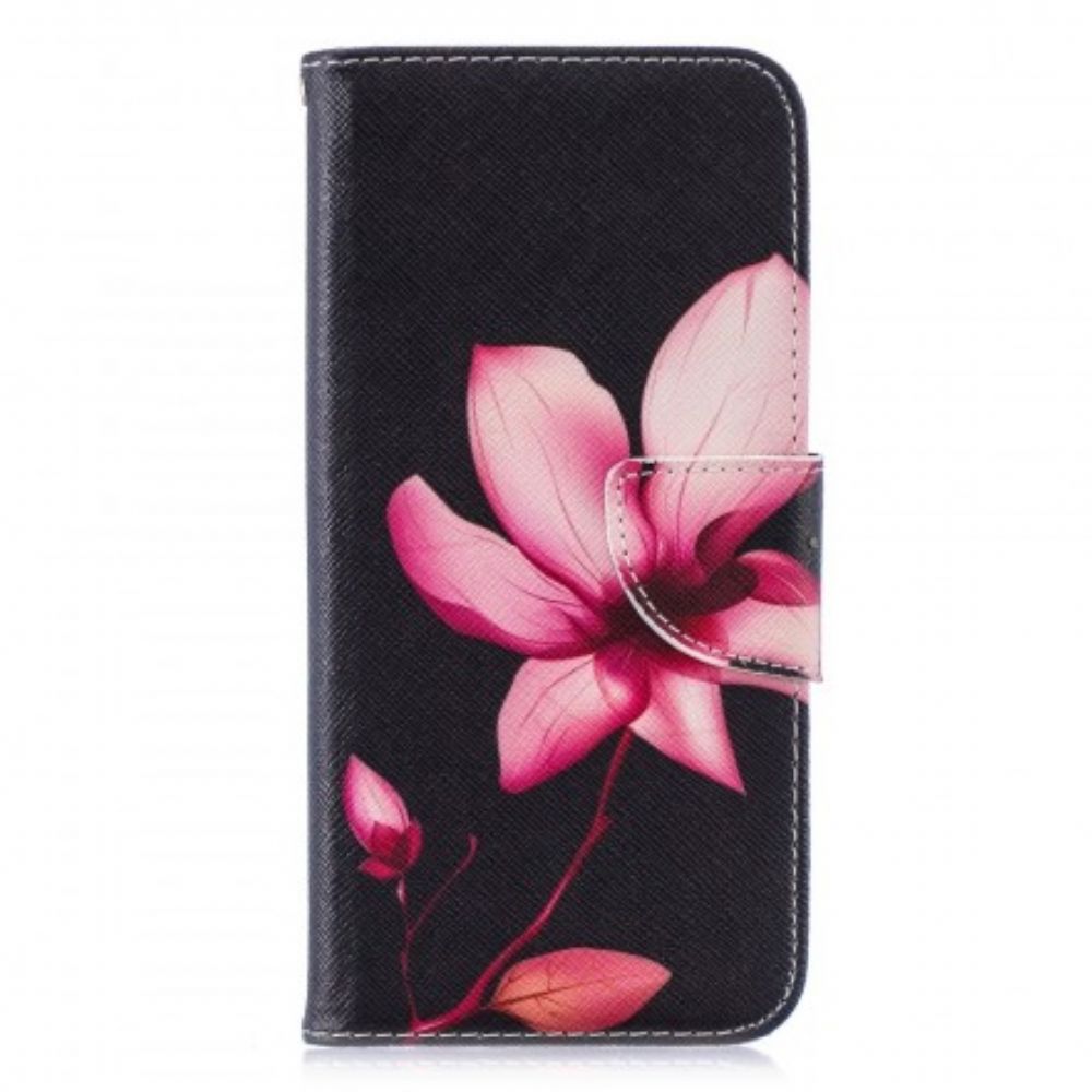 Folio-hoesje voor Huawei P Smart 2019 / Honor 10 Lite Roze Bloem