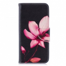 Folio-hoesje voor Huawei P Smart 2019 / Honor 10 Lite Roze Bloem