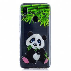 Hoesje voor Huawei P Smart 2019 / Honor 10 Lite Transparante Panda Eat