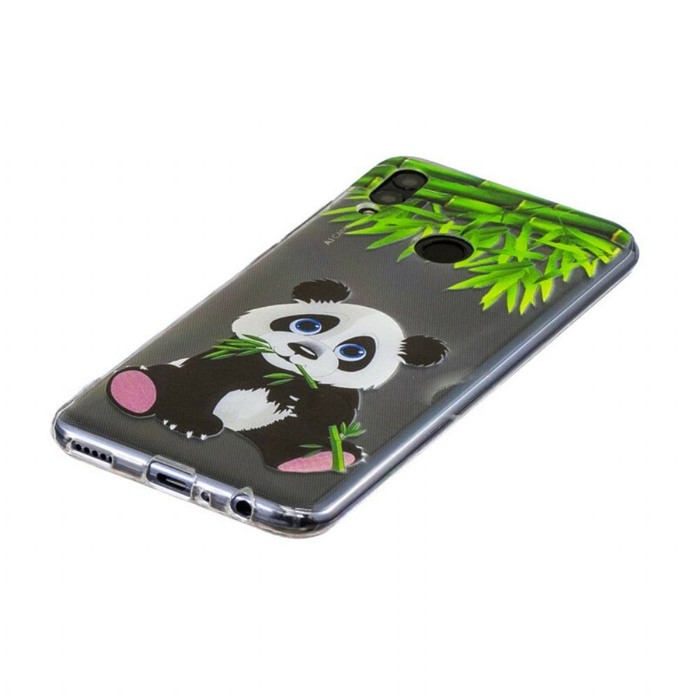 Hoesje voor Huawei P Smart 2019 / Honor 10 Lite Transparante Panda Eat