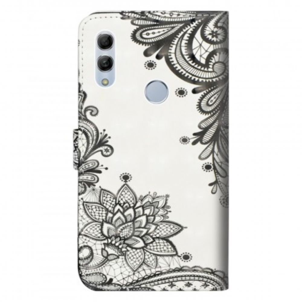 Leren Hoesje voor Huawei P Smart 2019 / Honor 10 Lite Kant Mandala