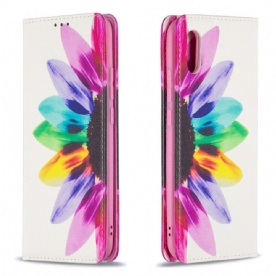 Bescherming Hoesje voor Xiaomi Redmi 9A Folio-hoesje Aquarel Bloem