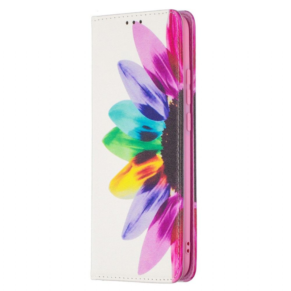 Bescherming Hoesje voor Xiaomi Redmi 9A Folio-hoesje Aquarel Bloem