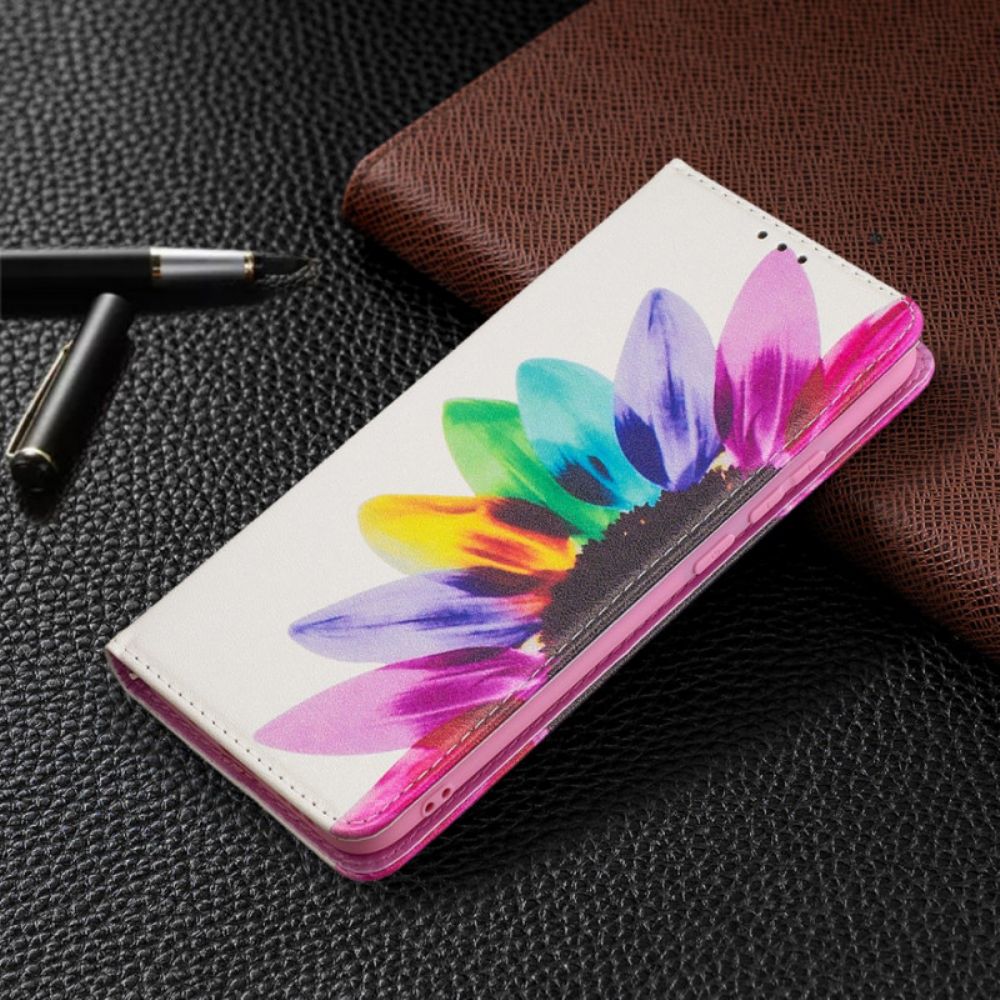 Bescherming Hoesje voor Xiaomi Redmi 9A Folio-hoesje Aquarel Bloem