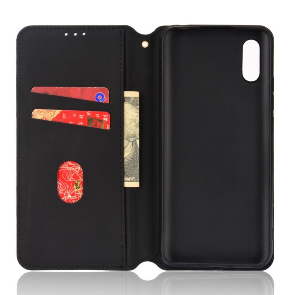 Bescherming Hoesje voor Xiaomi Redmi 9A Folio-hoesje Diamant Leder Effect