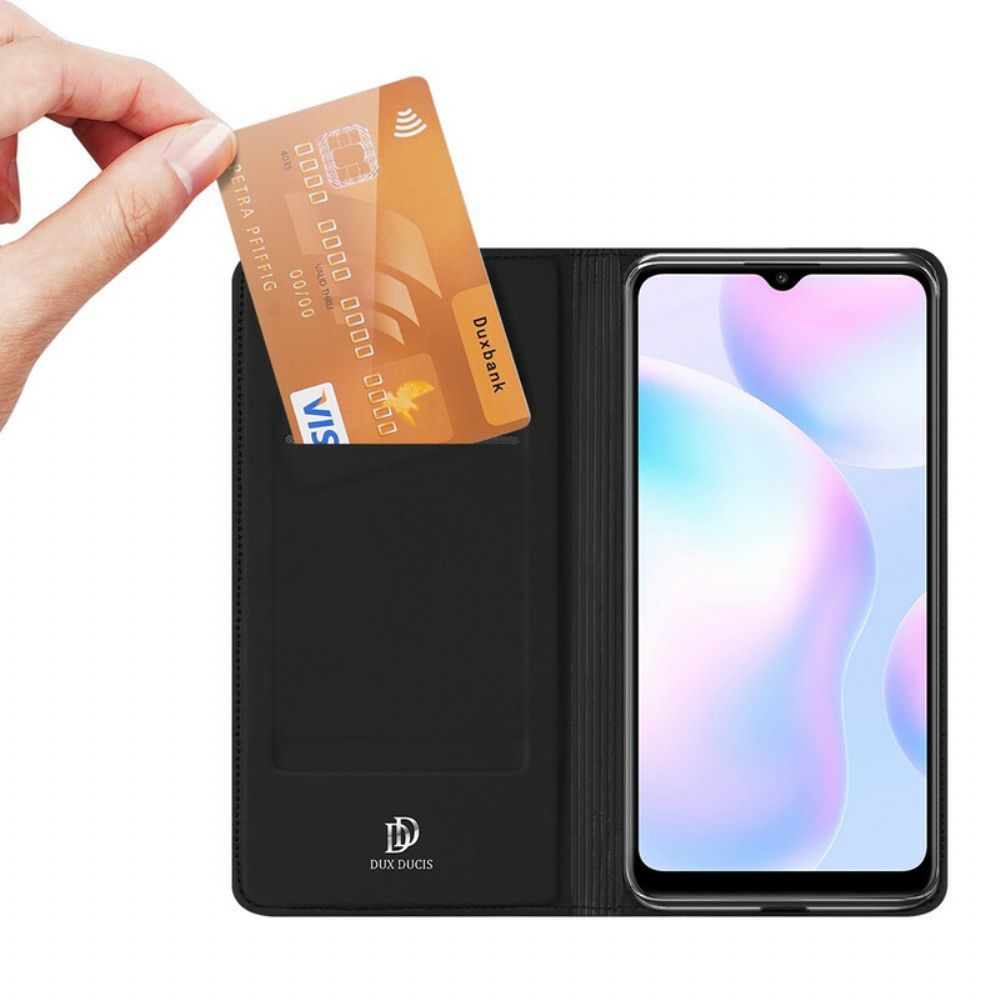 Bescherming Hoesje voor Xiaomi Redmi 9A Folio-hoesje Dux Ducis Pro-skin