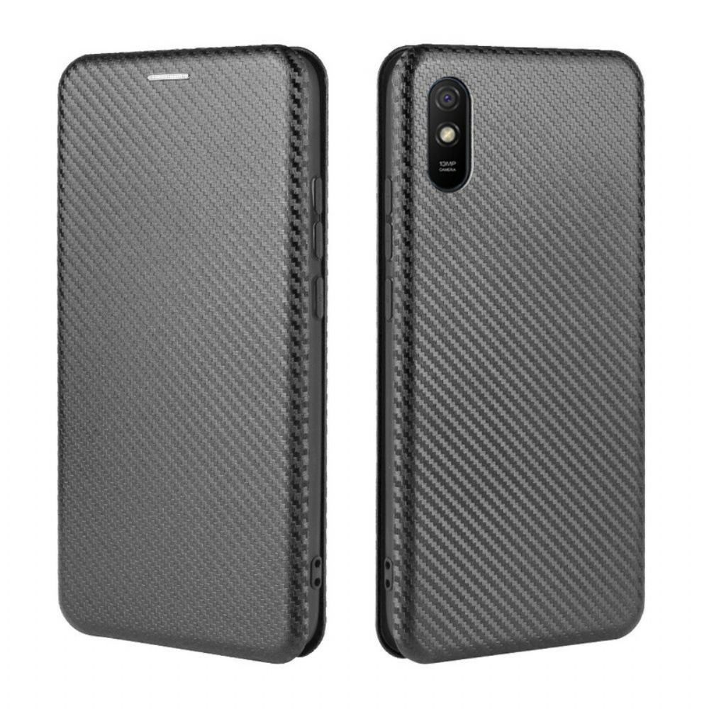 Bescherming Hoesje voor Xiaomi Redmi 9A Folio-hoesje Gekleurde Carbon Silicone