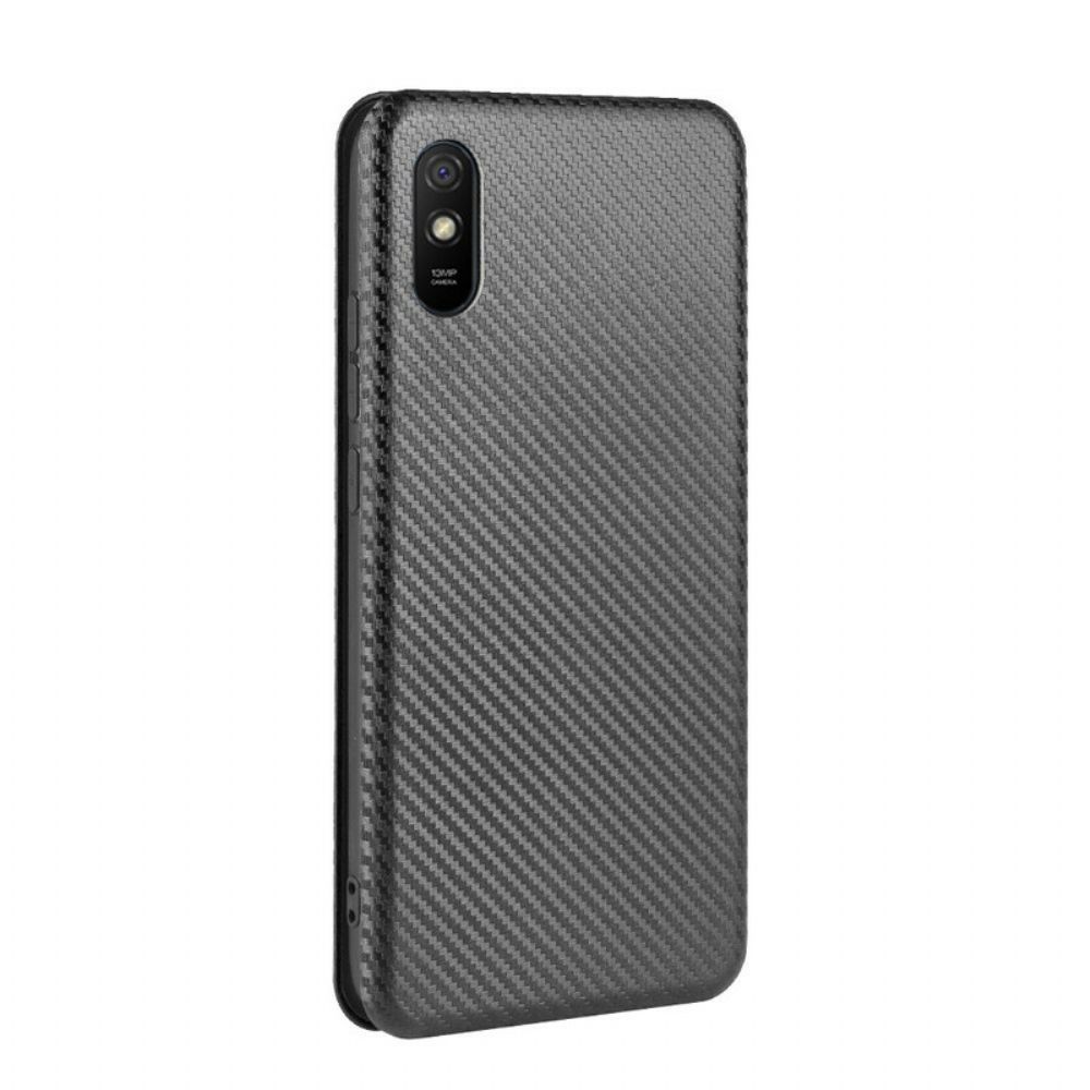 Bescherming Hoesje voor Xiaomi Redmi 9A Folio-hoesje Gekleurde Carbon Silicone