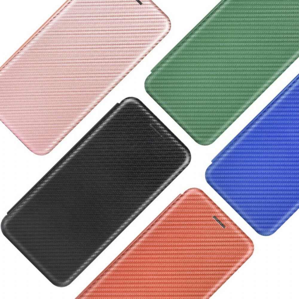 Bescherming Hoesje voor Xiaomi Redmi 9A Folio-hoesje Gekleurde Carbon Silicone