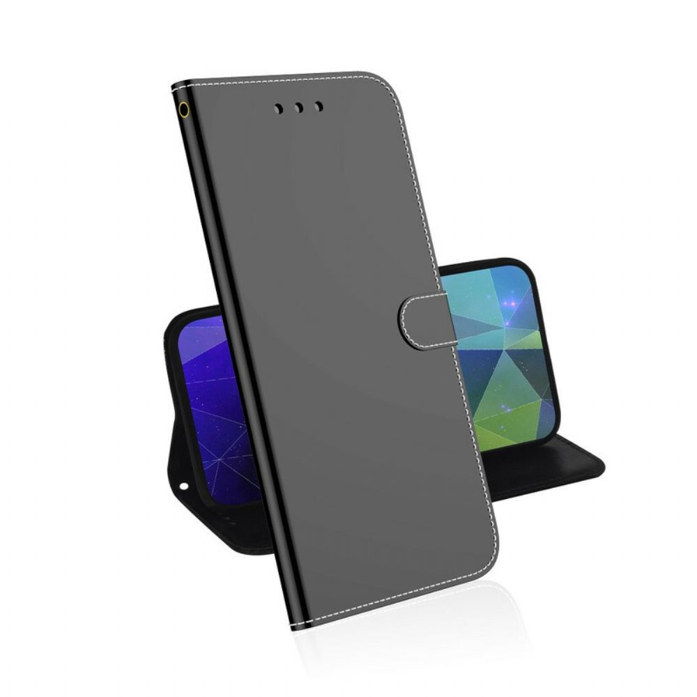 Flip Case voor Xiaomi Redmi 9A Spiegelkap Van Kunstleer