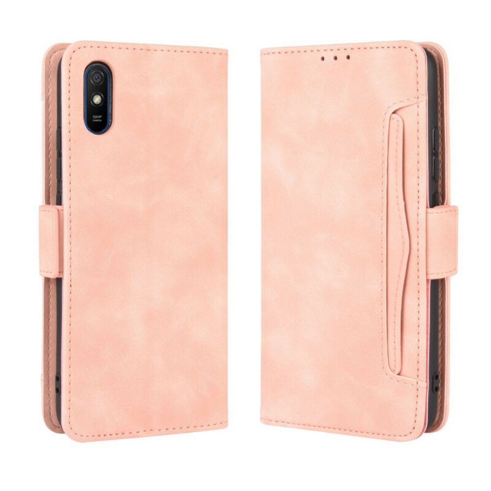 Folio-hoesje voor Xiaomi Redmi 9A Eerste Klas Multi-kaart