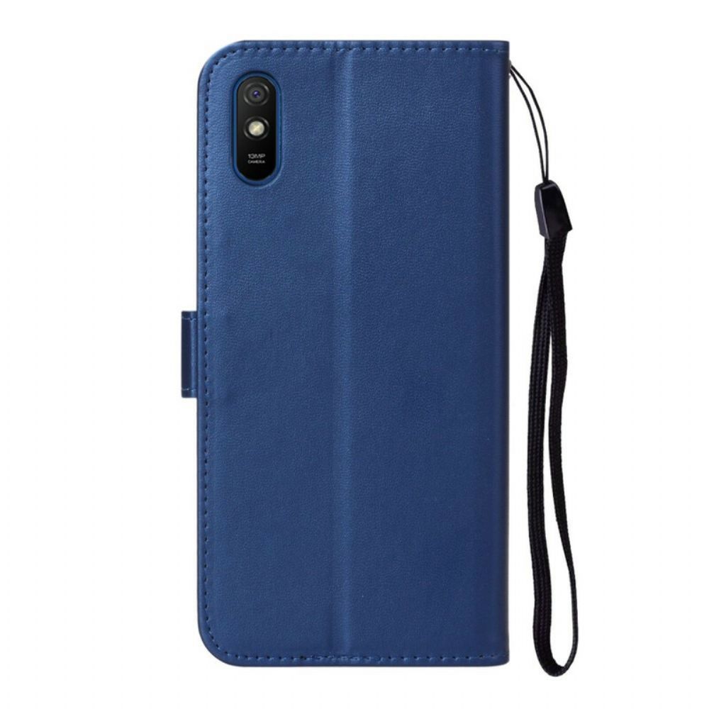 Folio-hoesje voor Xiaomi Redmi 9A Effen Kleur Serie