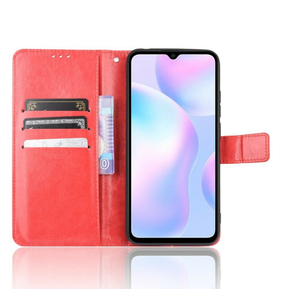 Folio-hoesje voor Xiaomi Redmi 9A Flitsachtig Kunstleer