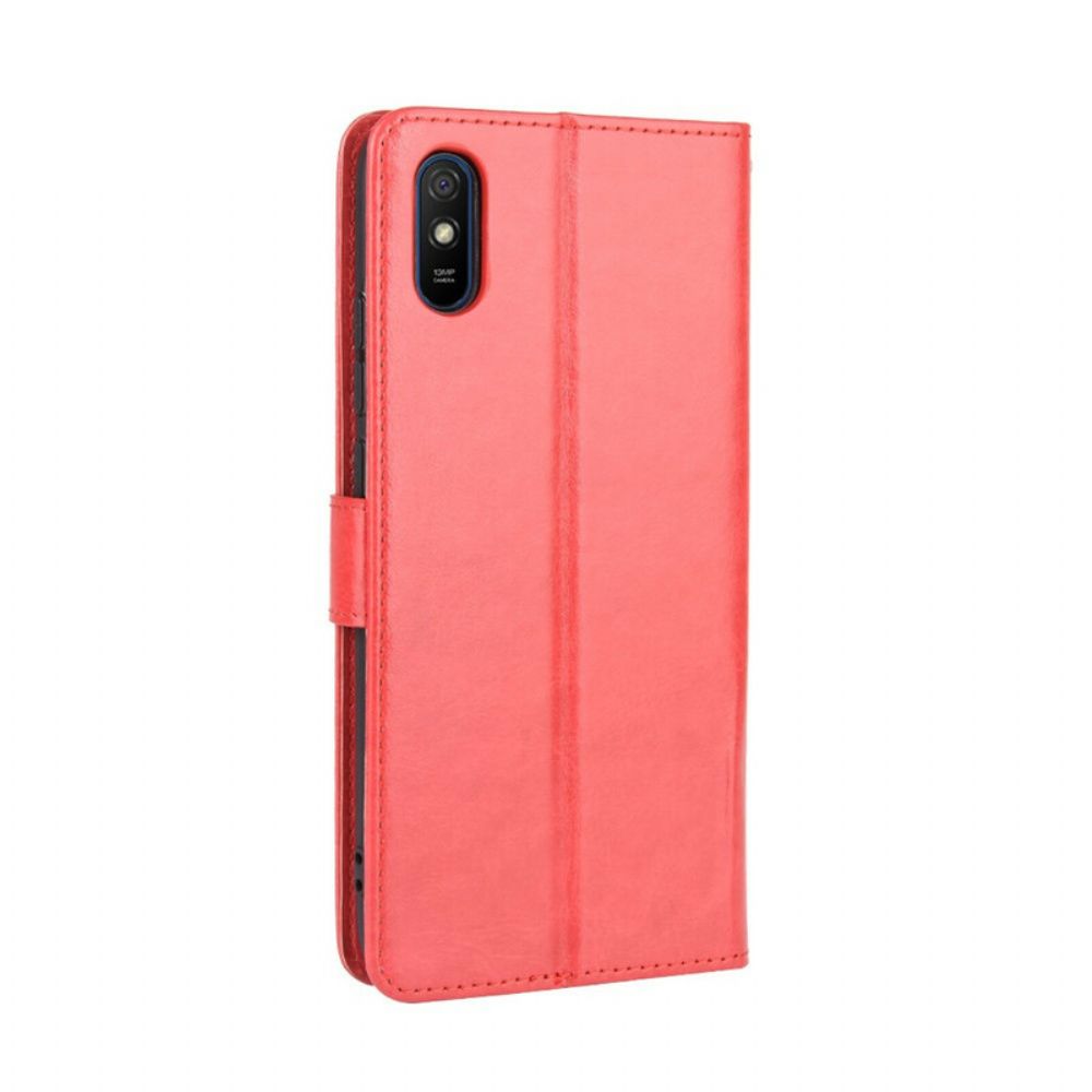 Folio-hoesje voor Xiaomi Redmi 9A Flitsachtig Kunstleer