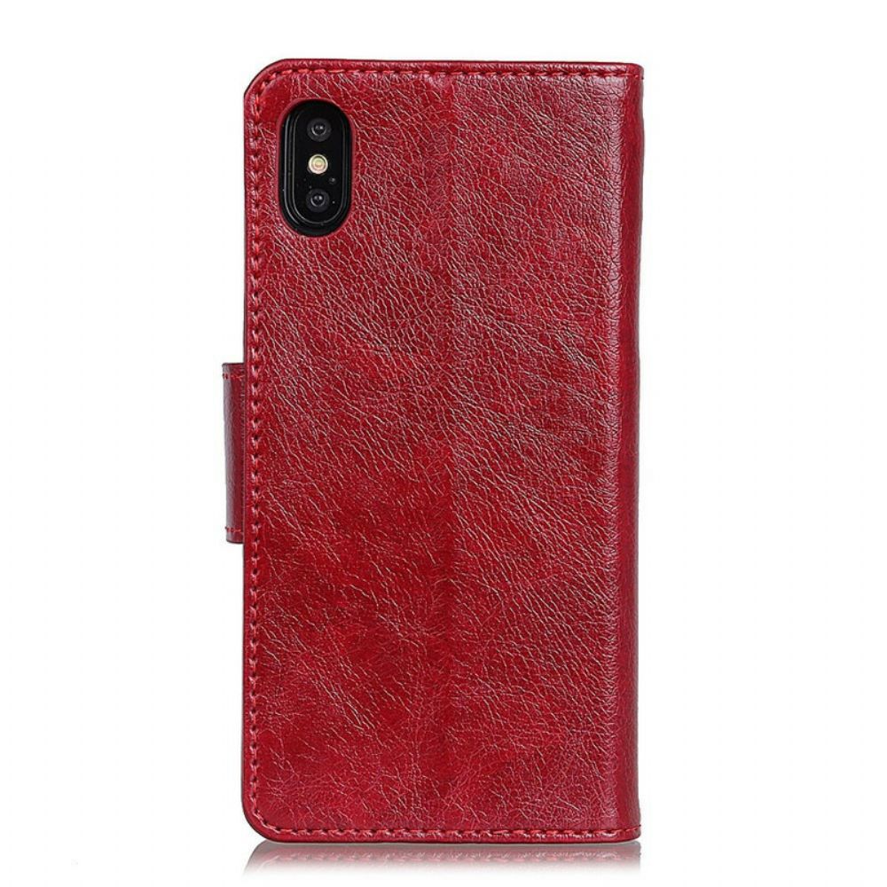 Folio-hoesje voor Xiaomi Redmi 9A Gesplitst Nappaleer