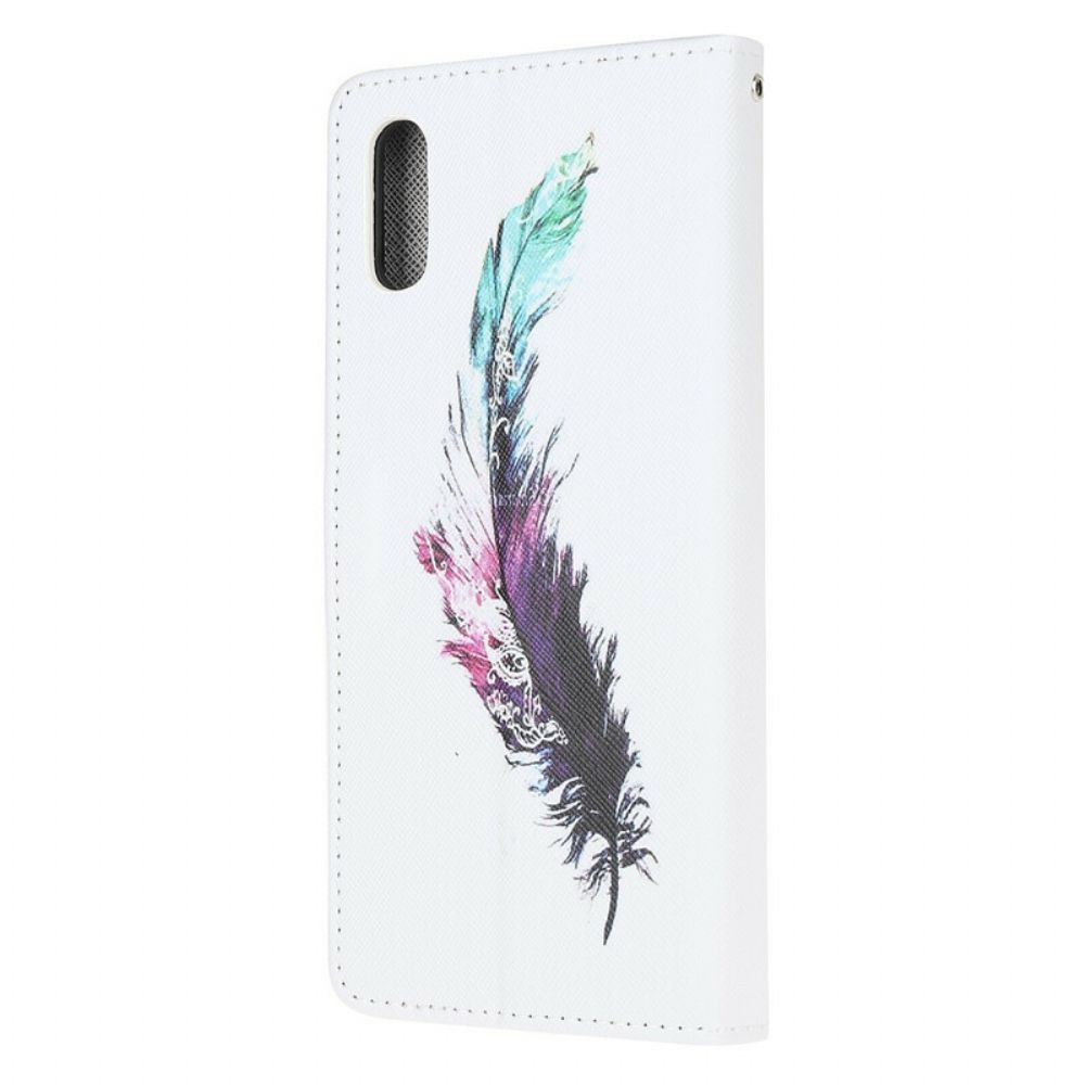 Folio-hoesje voor Xiaomi Redmi 9A Met Ketting Thong Veer