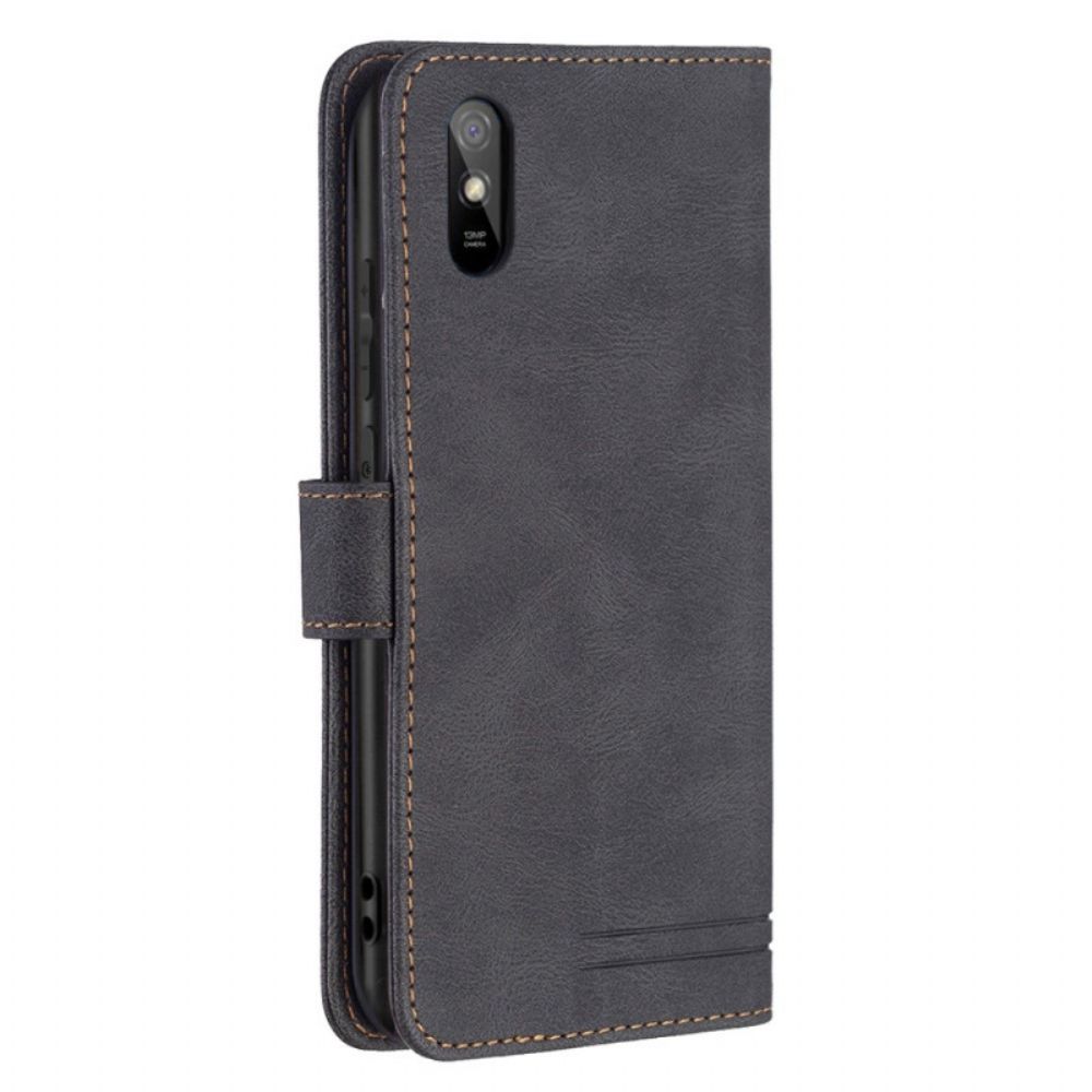 Folio-hoesje voor Xiaomi Redmi 9A Rfid Binfen-kleur