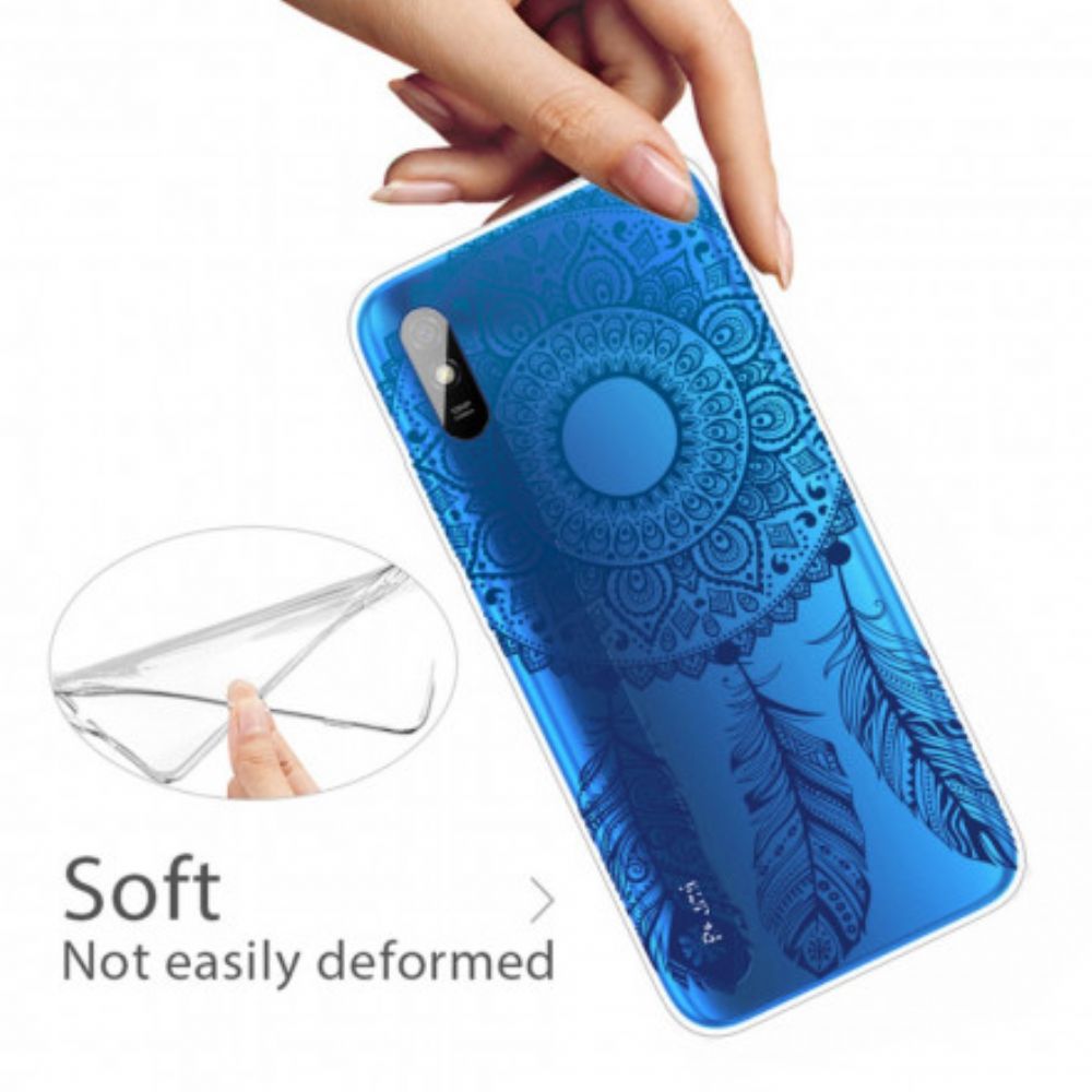 Hoesje voor Xiaomi Redmi 9A Enkelvoudige Bloemenmandala