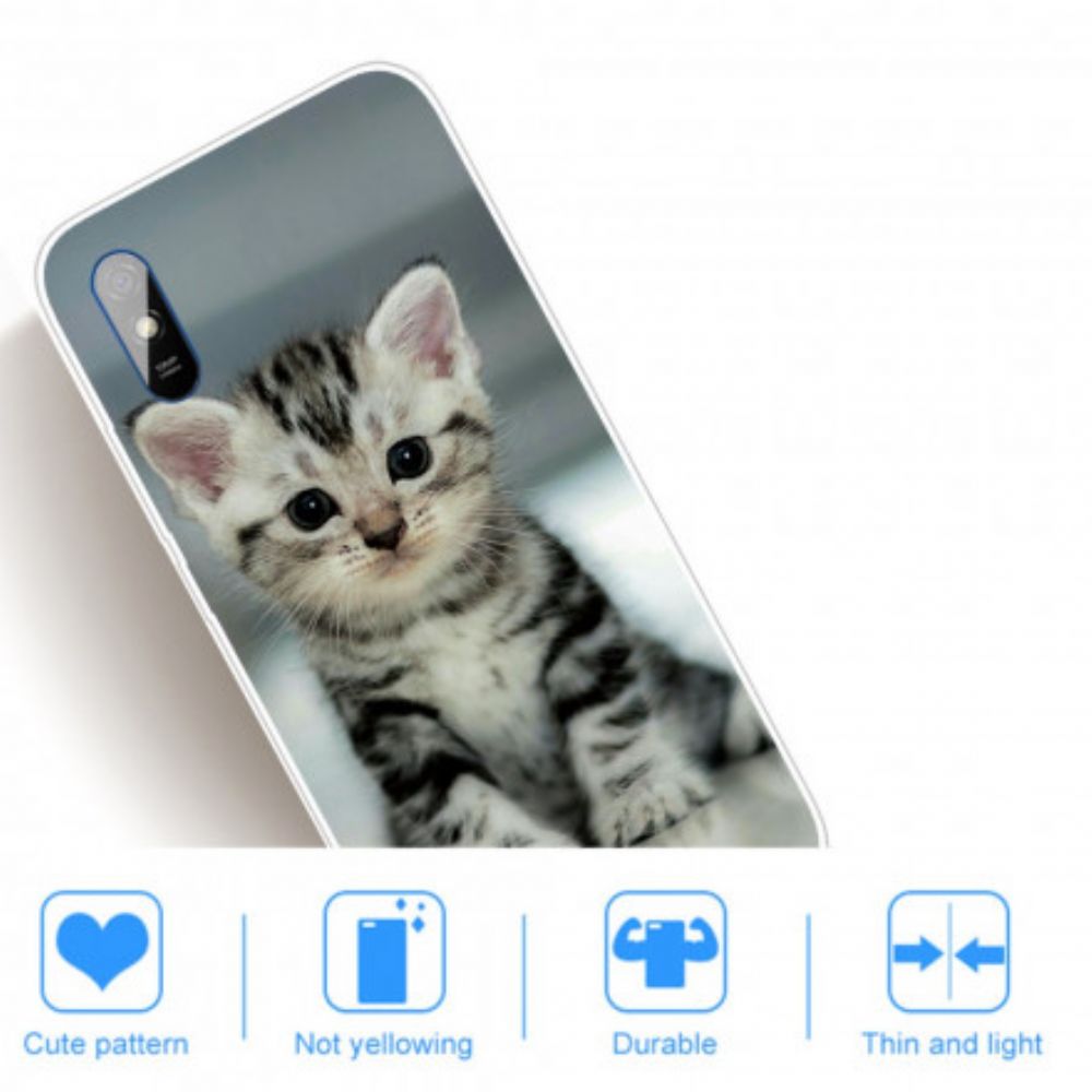 Hoesje voor Xiaomi Redmi 9A Kitten Kitten