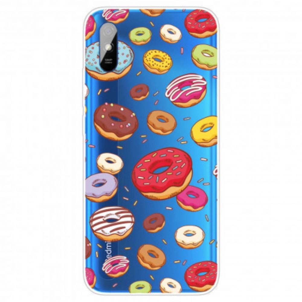 Hoesje voor Xiaomi Redmi 9A Liefde Donuts