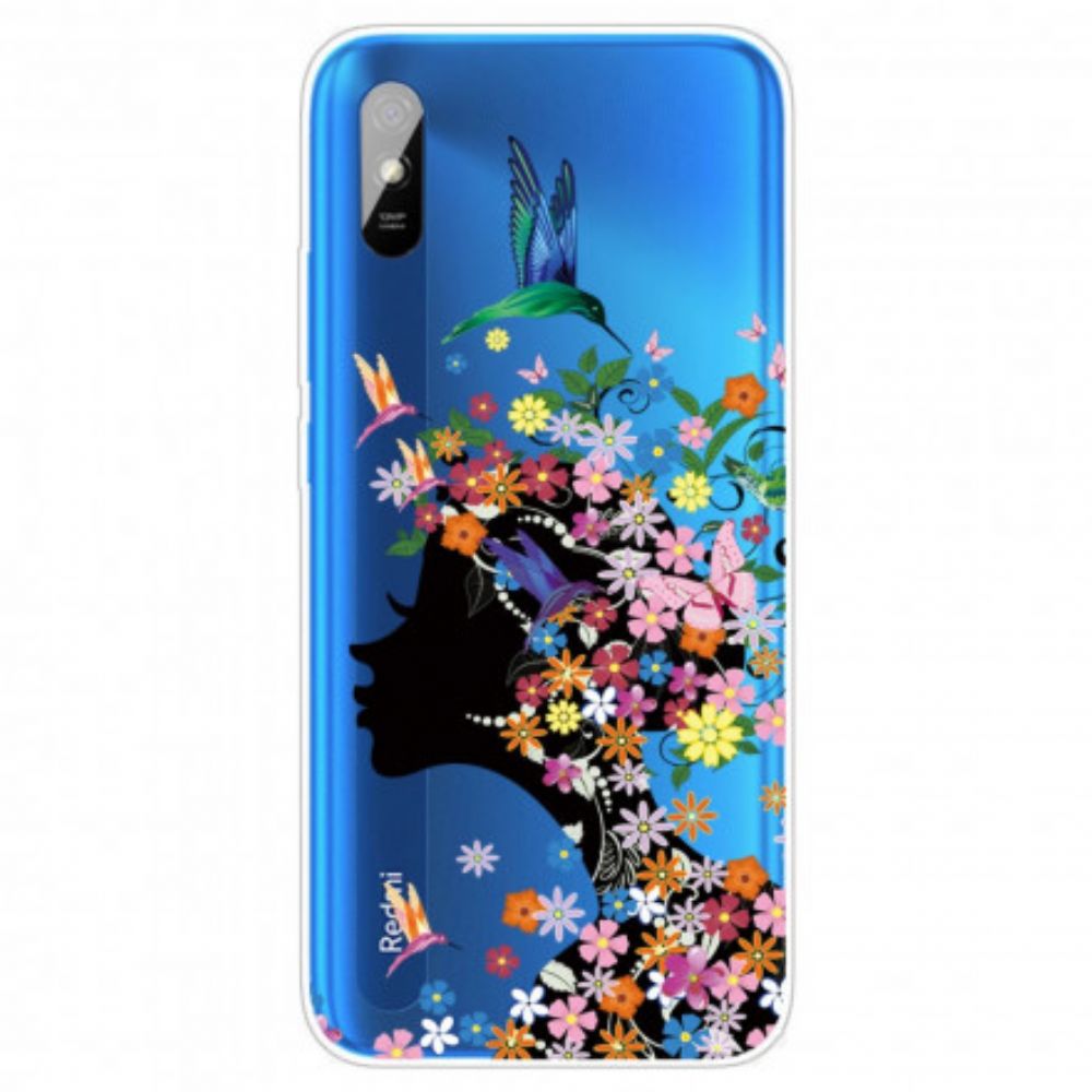 Hoesje voor Xiaomi Redmi 9A Mooi Bloemhoofd